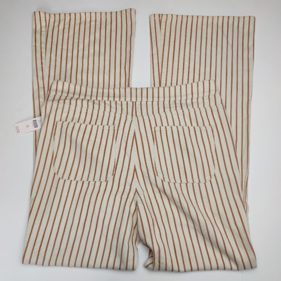 Anthropologie Striped Flare Pants Size 30 NWT - Picture 3 of 12